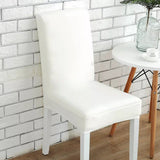 Chair Cover – Plain Stretch – Pearl White