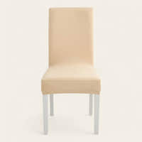 Chair Cover – Plain Stretch – Bouclé Sand