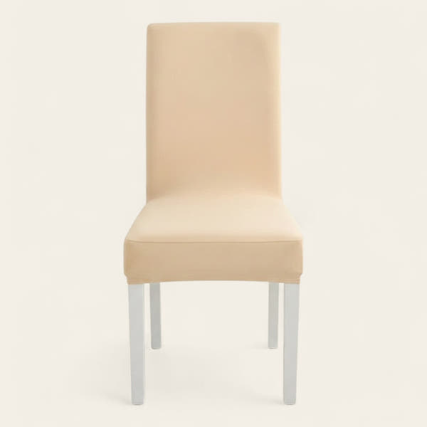 Chair Cover – Plain Stretch – Bouclé Sand