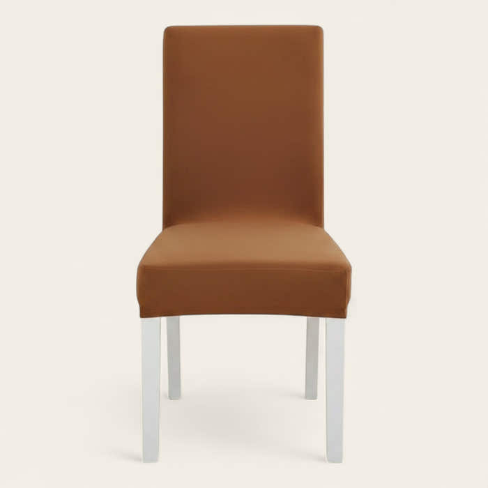 Chair Cover – Plain Stretch – Caramel