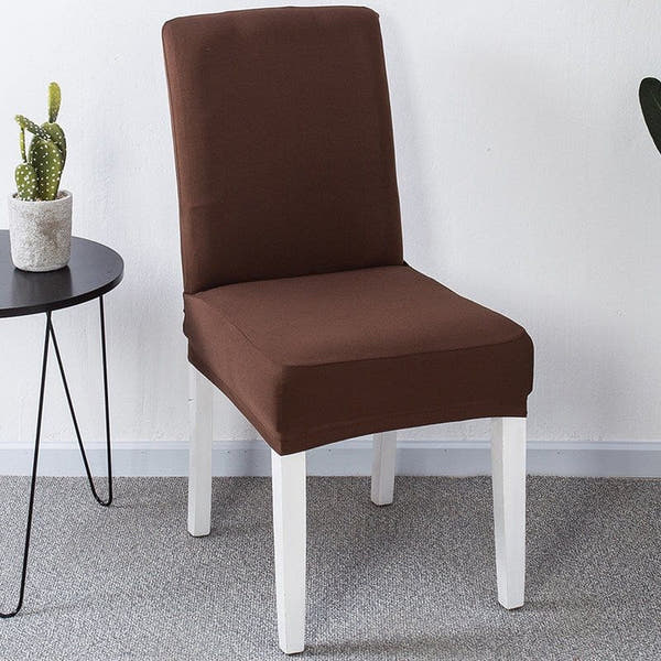 Chair Cover – Plain Stretch – Espresso