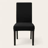 Chair Cover – Plain Stretch – Ink Black