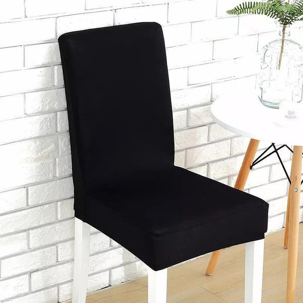 Chair Cover – Plain Stretch – Ink Black