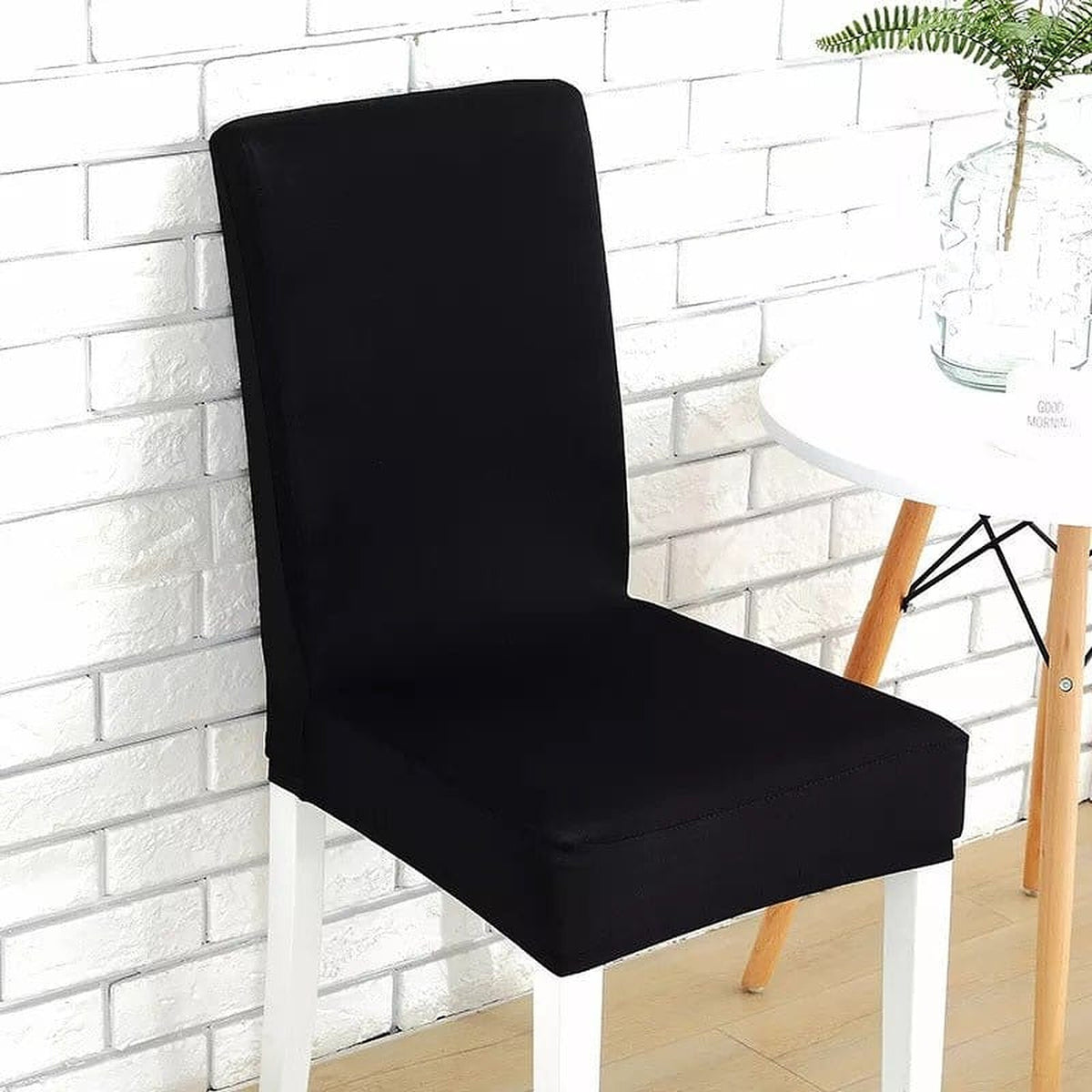Chair Cover – Plain Stretch – Ink Black