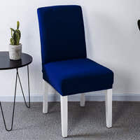 Chair Cover – Plain Stretch – Midnight Navy