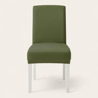 Chair Cover – Plain Stretch – Moss