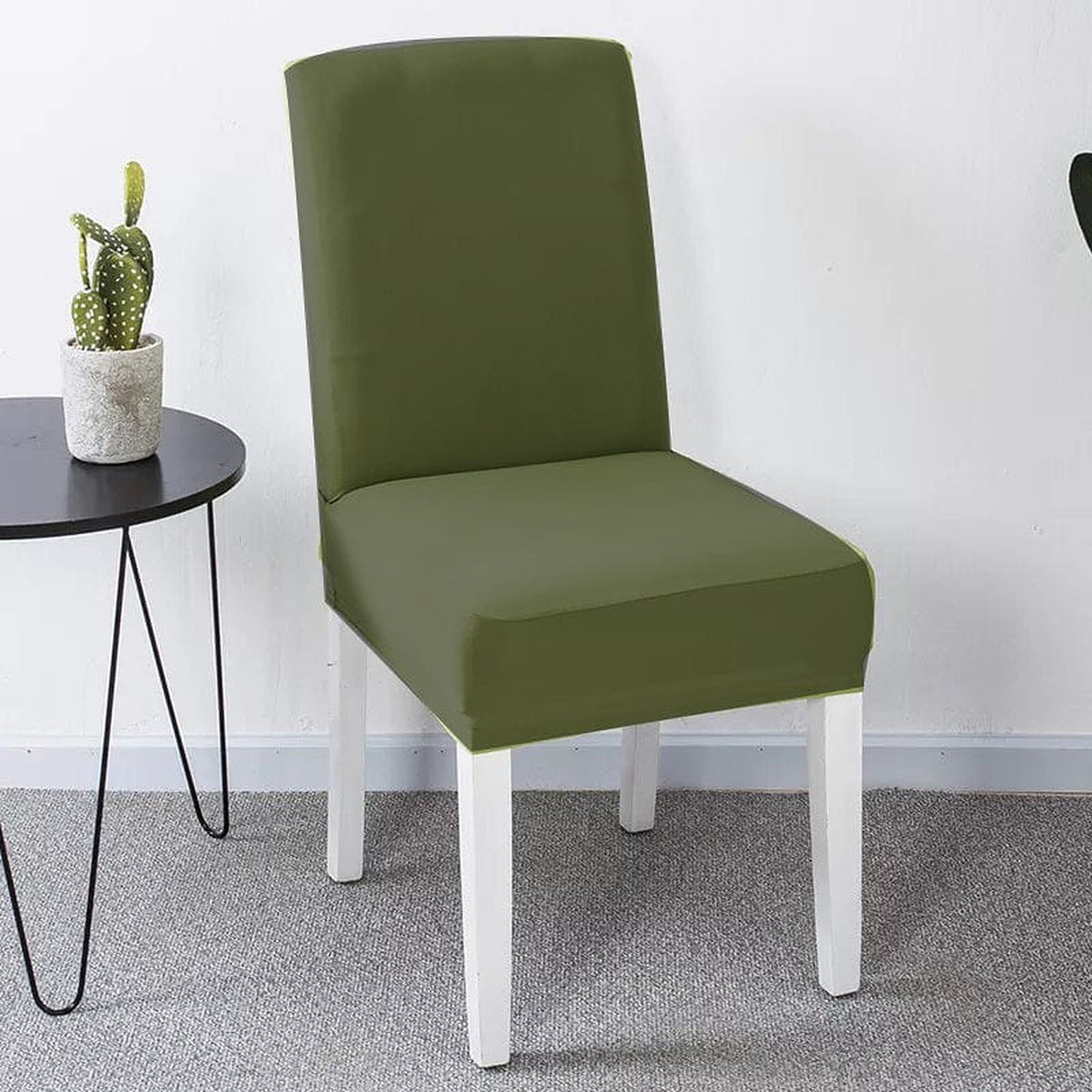 Chair Cover – Plain Stretch – Moss