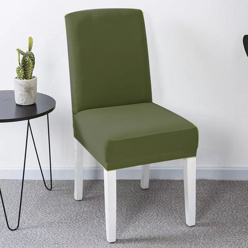 Chair Cover – Plain Stretch – Moss