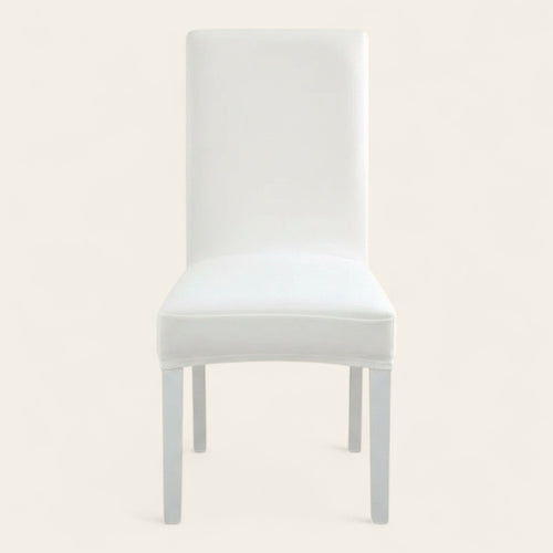 Chair Cover – Plain Stretch – Pearl White