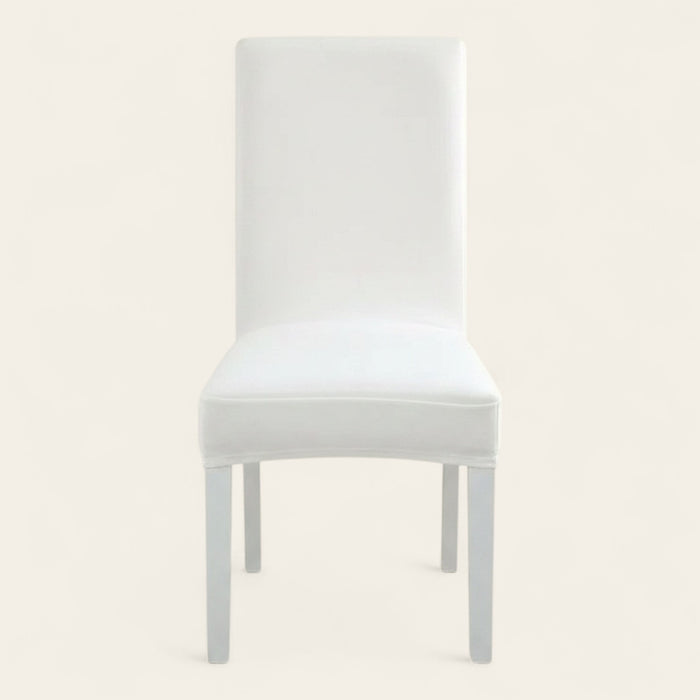 Chair Cover – Plain Stretch – Pearl White