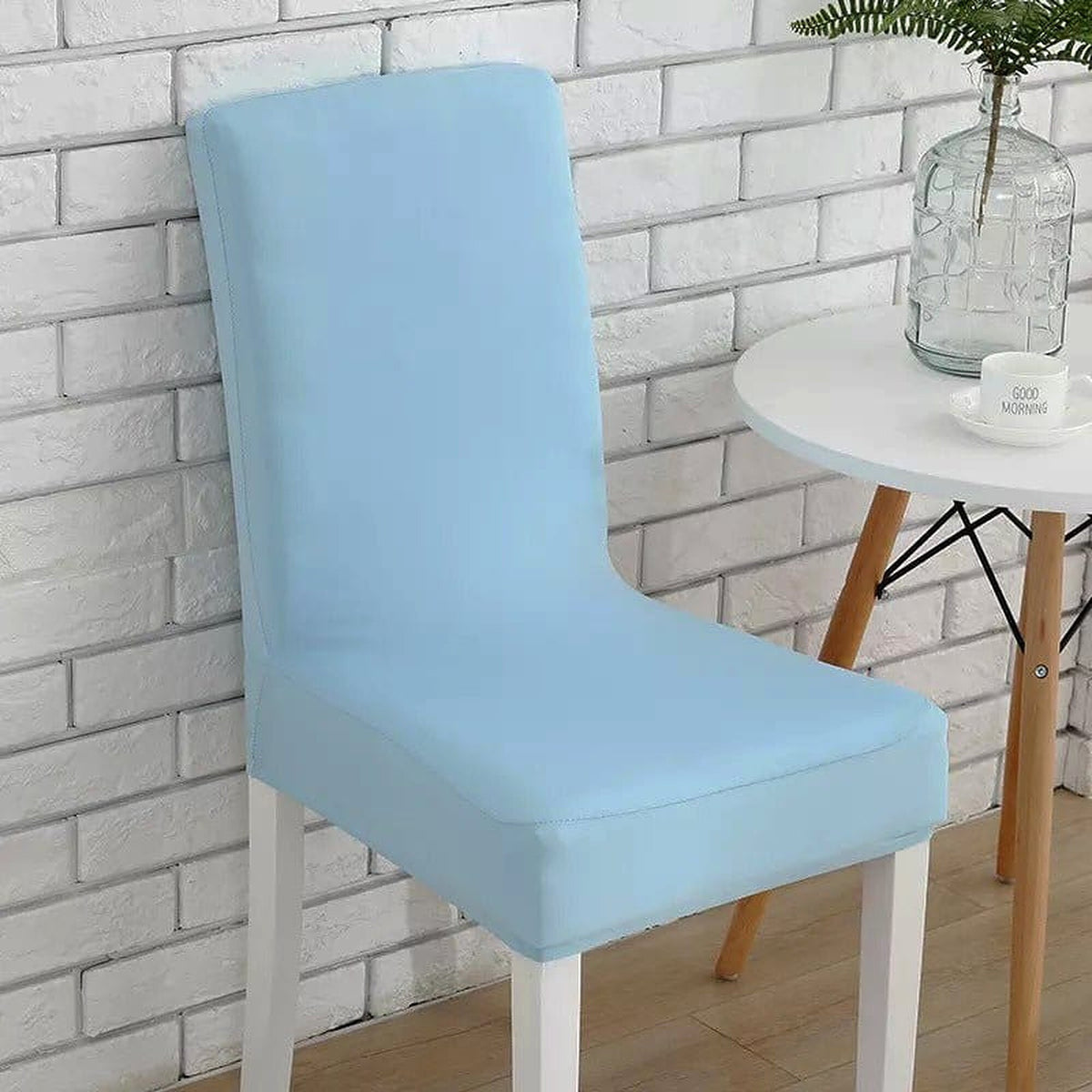 Chair Cover – Plain Stretch – Sky Mist