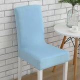 Chair Cover – Plain Stretch – Sky Mist