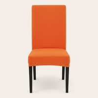 Chair Cover – Plain Stretch – Terracotta