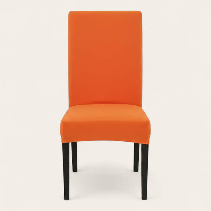 Chair Cover – Plain Stretch – Terracotta