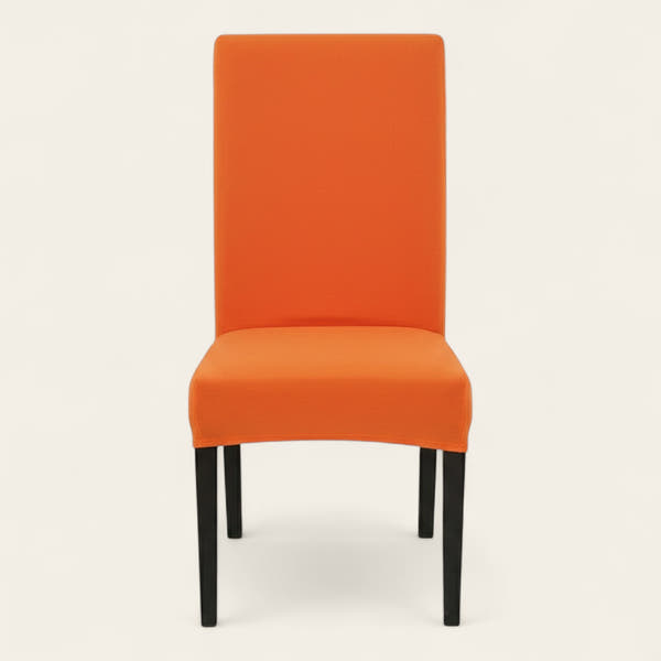Chair Cover – Plain Stretch – Terracotta