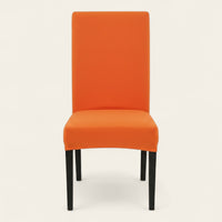 Chair Cover – Plain Stretch – Terracotta