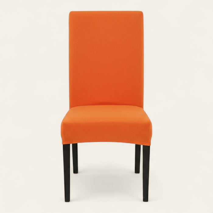 Chair Cover – Plain Stretch – Terracotta