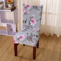 Chair Cover – Magnolia Floral – Pearl Grey