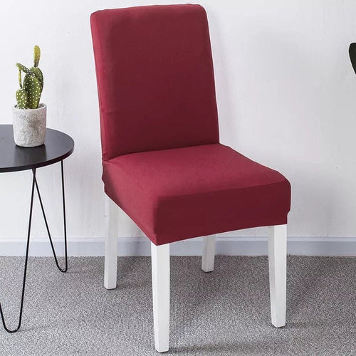 Chair Cover – Plain Stretch – Bordeaux