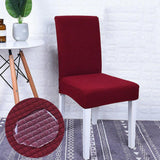 Chair Cover – Herringbone Knit – Bordeaux