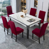 Chair Cover – Herringbone Knit – Bordeaux