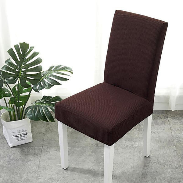 Chair Cover – Herringbone Knit – Espresso