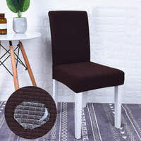 Chair Cover – Herringbone Knit – Espresso
