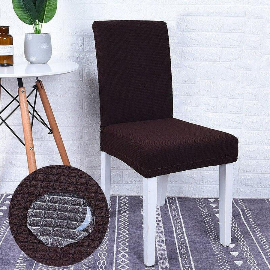 Chair Cover – Herringbone Knit – Espresso