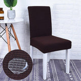 Chair Cover – Herringbone Knit – Espresso