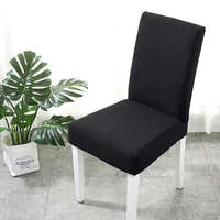 Chair Cover – Herringbone Knit – Ink Black