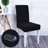 Chair Cover – Herringbone Knit – Ink Black