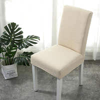 Chair Cover – Herringbone Knit – Ivory Cream