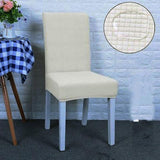 Chair Cover – Herringbone Knit – Ivory Cream