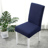Chair Cover – Herringbone Knit – Midnight Navy