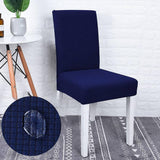 Chair Cover – Herringbone Knit – Midnight Navy