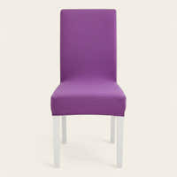 Chair Cover – Velvet Plush – Plum