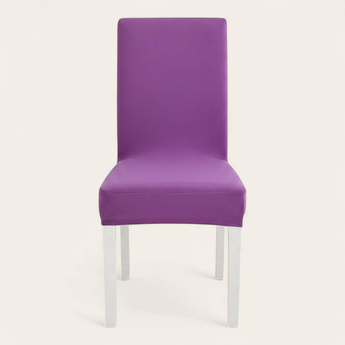 Chair Cover – Velvet Plush – Plum
