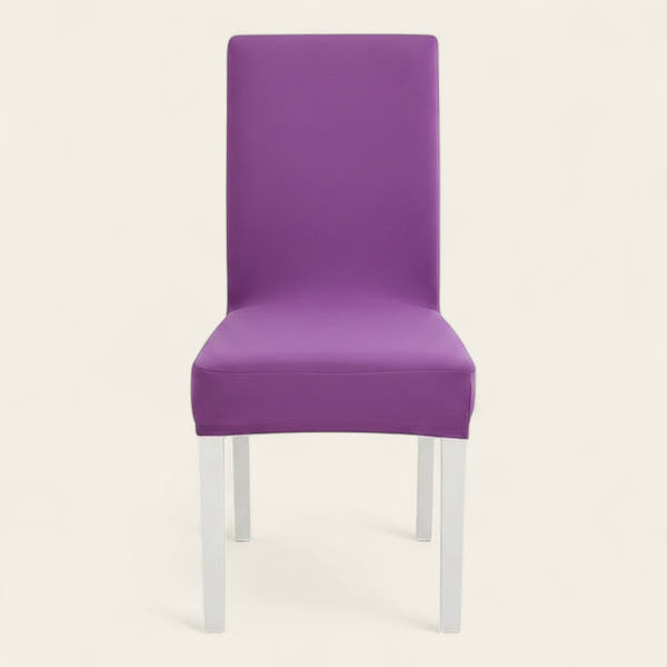 Chair Cover – Velvet Plush – Plum