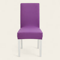 Chair Cover – Velvet Plush – Plum