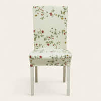 Chair Cover – Wildflower Branch – Ivory Cream