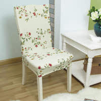 Chair Cover – Wildflower Branch – Ivory Cream