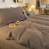 Duvet Cover – Cotton Plain – Warm Stone