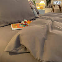 Duvet Cover – Cotton Plain – Warm Stone
