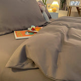 Duvet Cover – Cotton Plain – Warm Stone