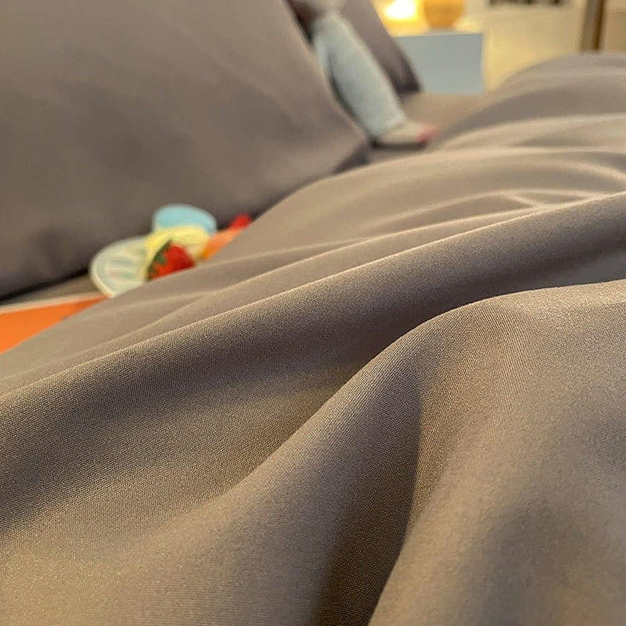 Duvet Cover – Cotton Plain – Warm Stone