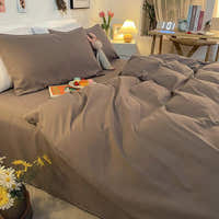 Duvet Cover – Cotton Plain – Warm Stone
