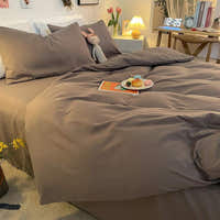 Duvet Cover – Cotton Plain – Warm Stone