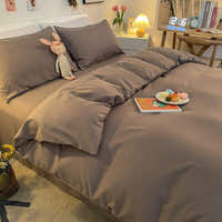 Duvet Cover – Cotton Plain – Warm Stone