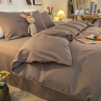 Duvet Cover – Cotton Plain – Warm Stone