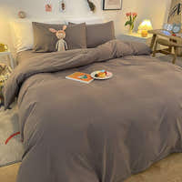 Duvet Cover – Cotton Plain – Warm Stone